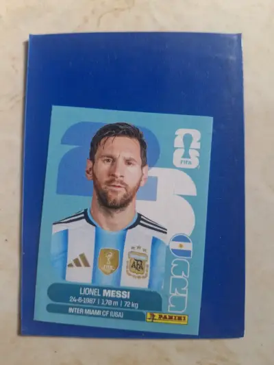 Lámina Panini lionel messi panini 2026 mundial - miniatura 3