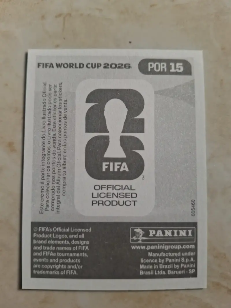 Lámina Panini Cristiano Ronaldo 2026 - 2