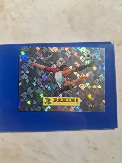 Lámina 00 holográfica Panini de fútbol mundial fif - miniatura 3