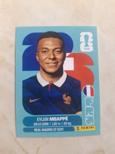 Lámina Panini Kylian Mbappé 2023 mundial 2026 - miniatura 1