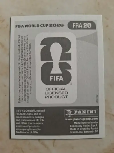 Lámina Panini Kylian Mbappé 2023 mundial 2026 - miniatura 2