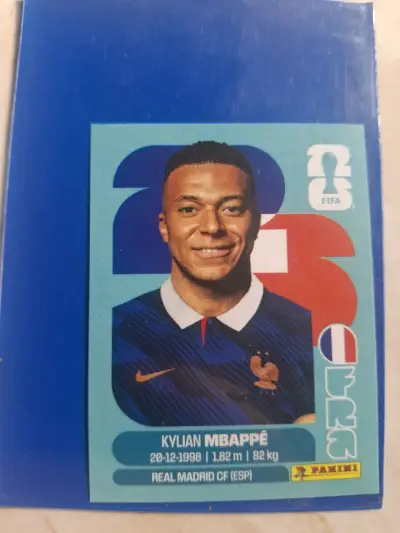 Lámina Panini Kylian Mbappé 2023 mundial 2026 - miniatura 3