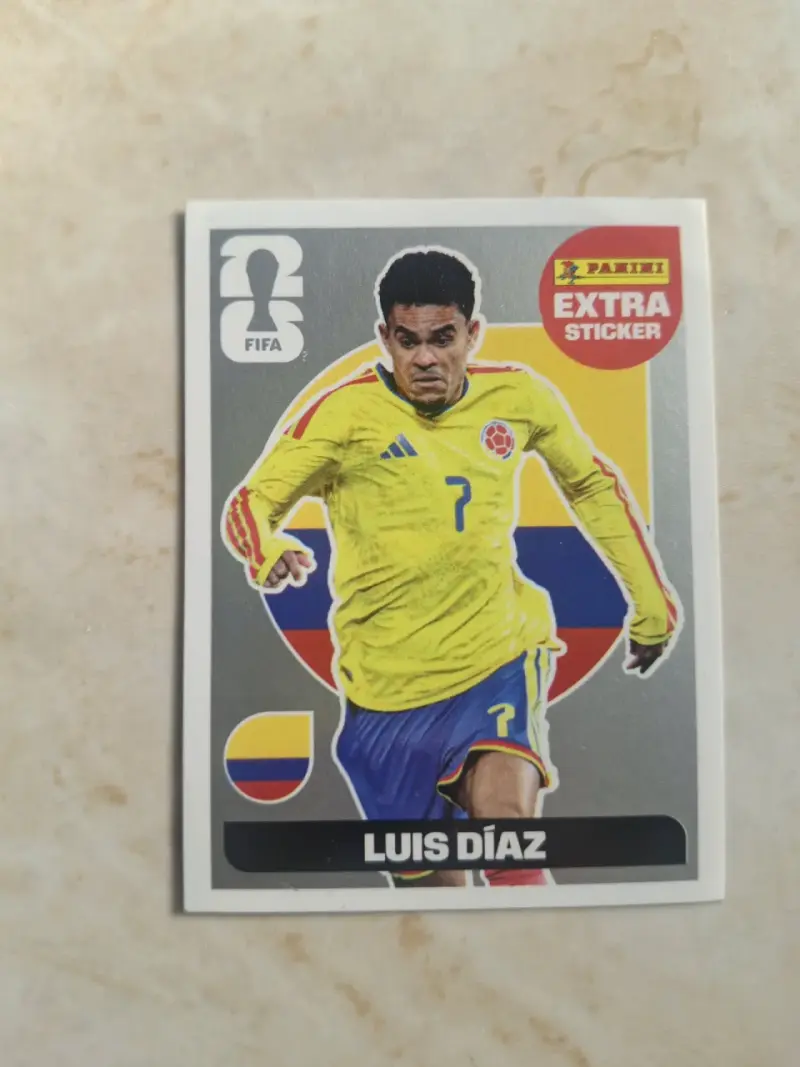 Lámina Panini FIFA 2022 Luis Díaz EXTRA STICKER - 1