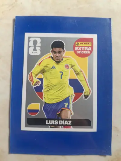 Lámina Panini FIFA 2022 Luis Díaz EXTRA STICKER - miniatura 3