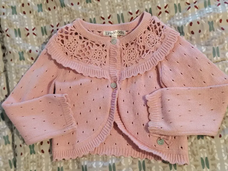 Chaleco rosado de bebé Limonada - 1