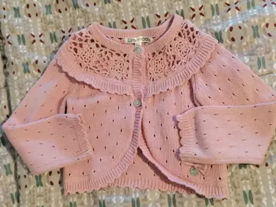 Chaleco rosado de bebé Limonada - miniatura 1