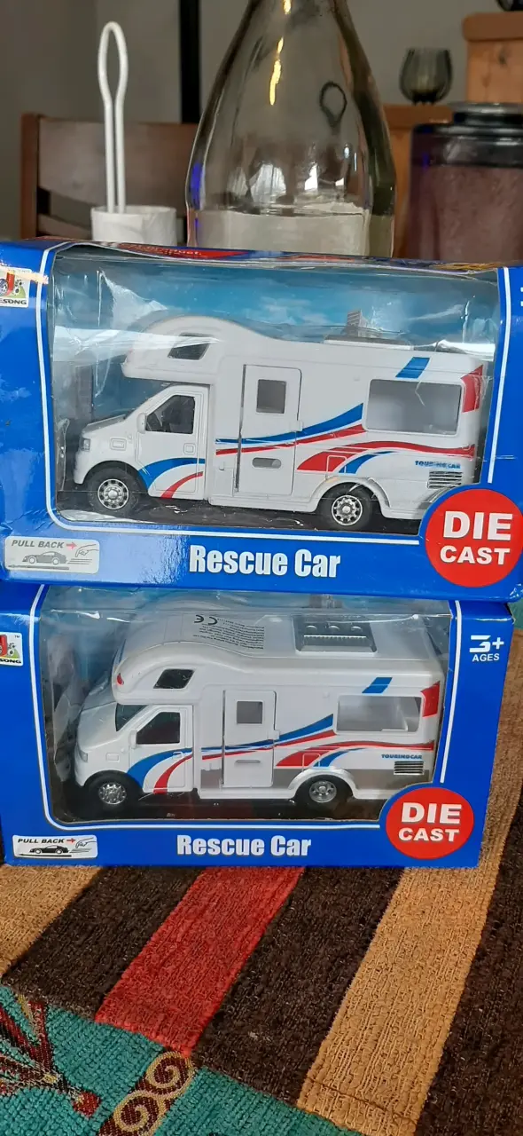 Camión de rescate de juguete Die Cast - 8