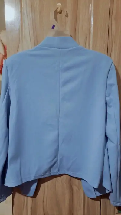 Blazer celeste mujer - miniatura 4