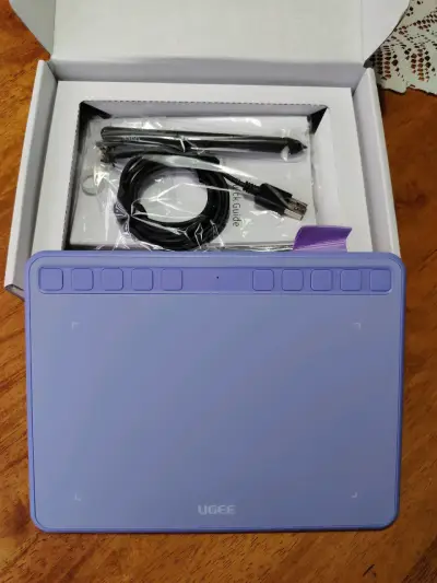 Tableta gráfica Ugee S640 lila - miniatura 1