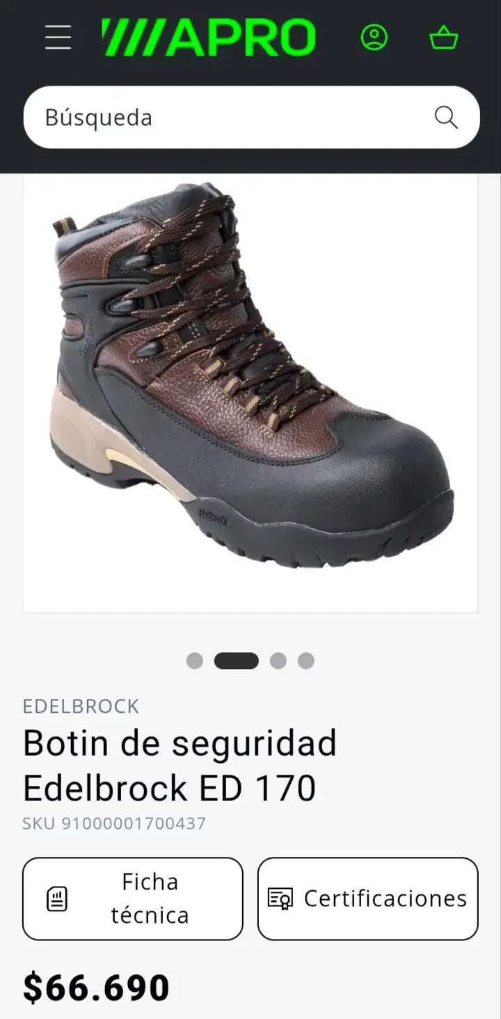 Botín de seguridad Edelbrock ED 170 - 2