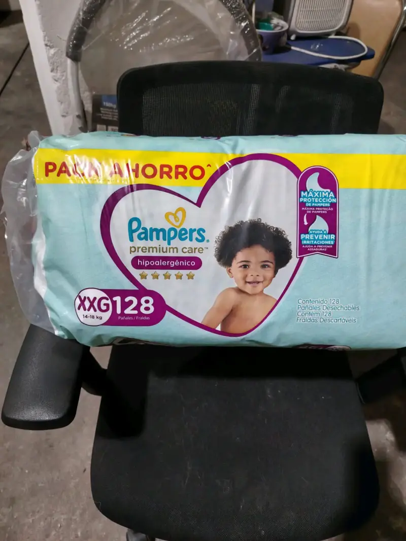 Pañales Pampers Premium Care XXG 128 unidades