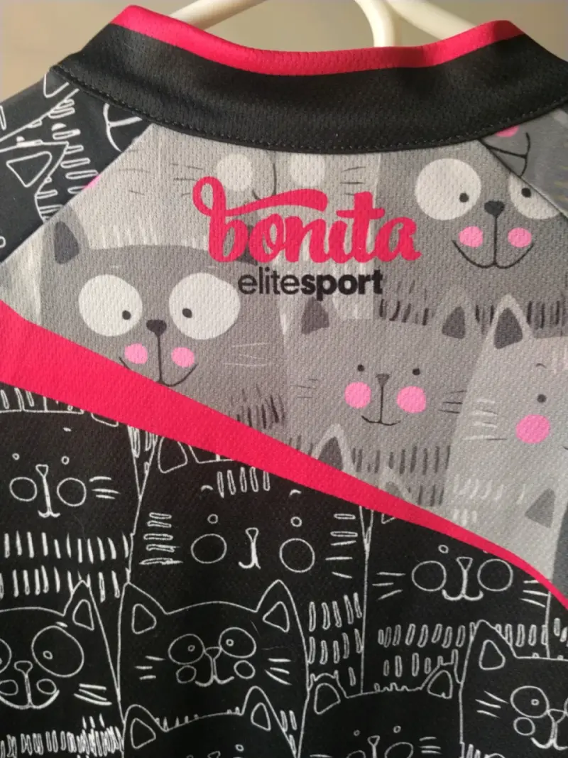 Tricota Jersey de ciclismo con diseño de gatos - 3