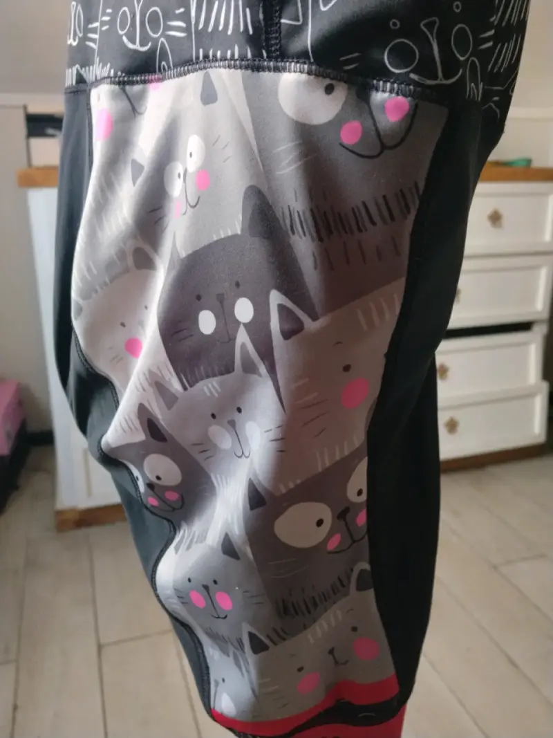 Tricota Jersey de ciclismo con diseño de gatos - 5