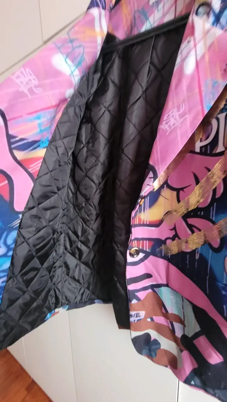 Blazer estampado colorido estilo urbano - 3
