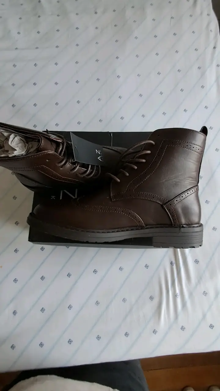 Botas de cuero marrón A.Z Black - 2