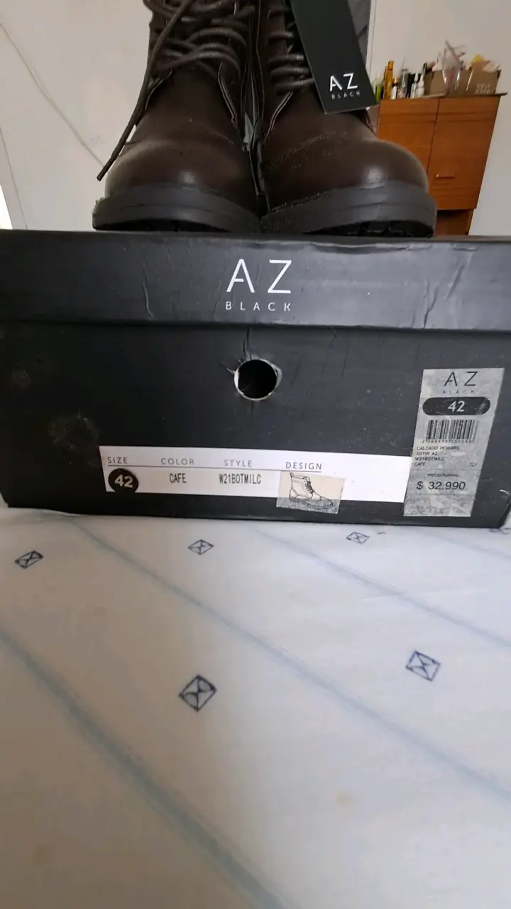 Botas de cuero marrón A.Z Black - 3