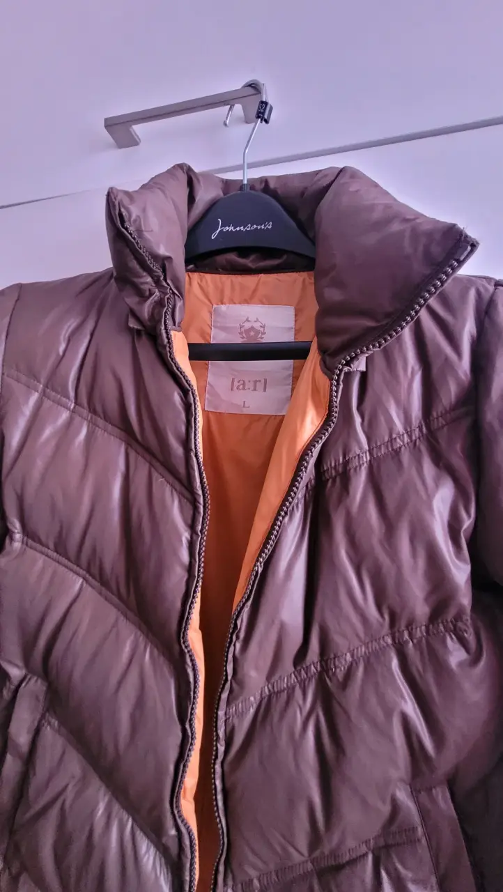 Chaqueta acolchada marrón para hombre - 2