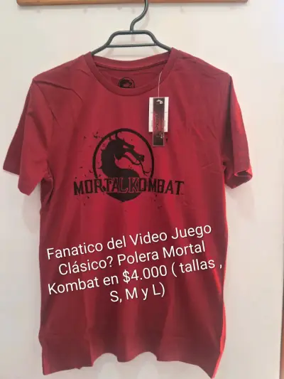 Polera Naruto , Mortal Combat, Kiss - miniatura 2