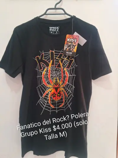 Polera Naruto , Mortal Combat, Kiss - miniatura 3