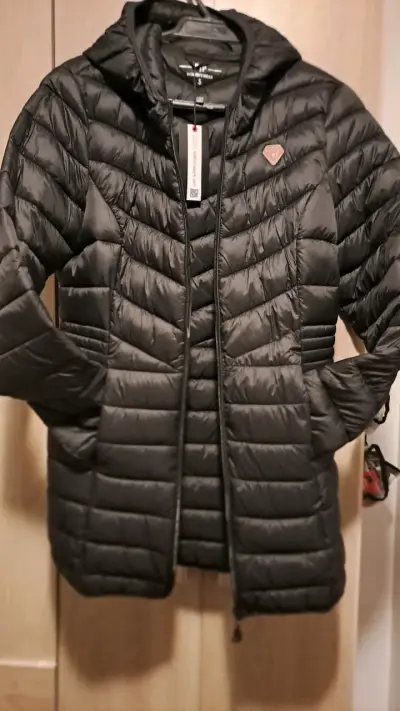 Chaqueta acolchada negra FSP para mujer - miniatura 2
