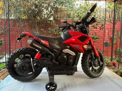 Moto eléctrica infantil Turbon roja - miniatura 1