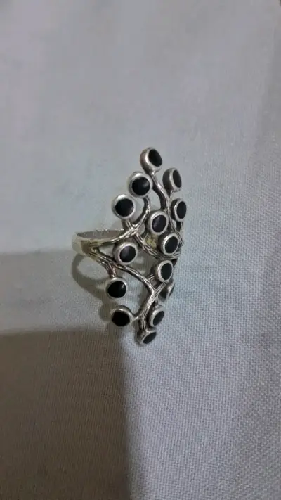 Anillo de plata árbol de la vida - miniatura 1