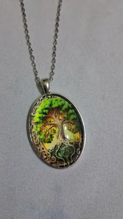 Anillo de plata árbol de la vida - miniatura 2