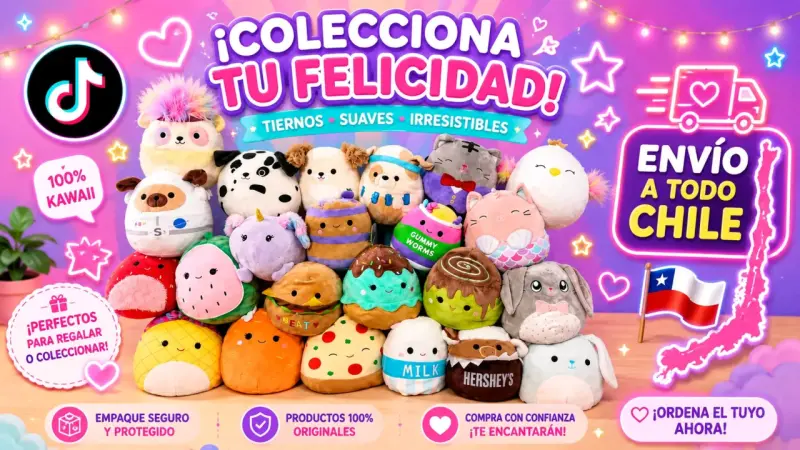 Peluches kawaii coleccionables suaves - 1