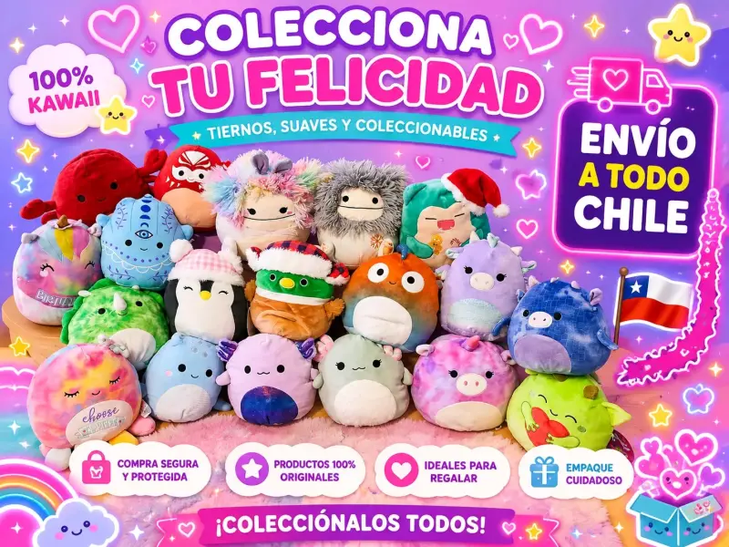 Peluches kawaii coleccionables suaves - 3