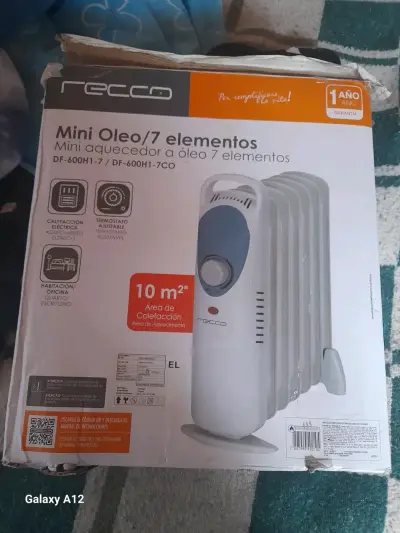 Mini calefactor a óleo Recco 7 elementos - miniatura 1