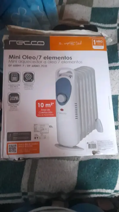 Mini calefactor a óleo Recco 7 elementos - miniatura 2