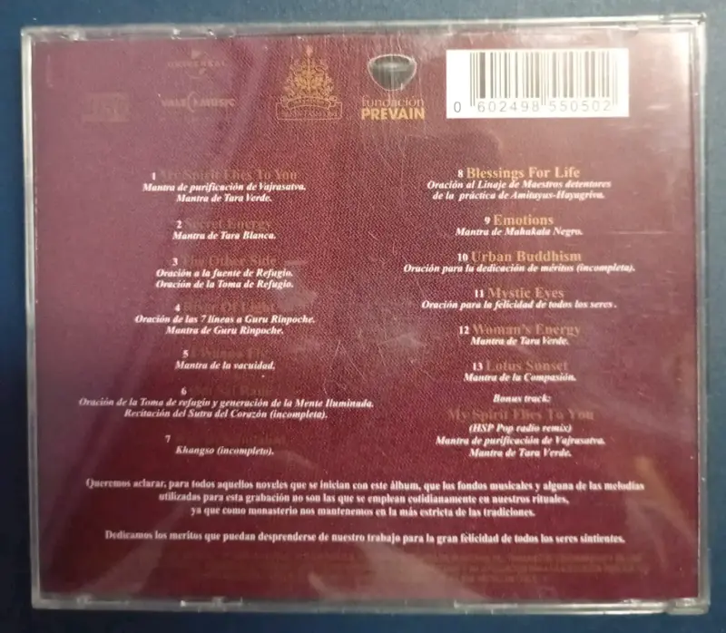 CD Monjes Budistas Sakya Tashi Ling - 2