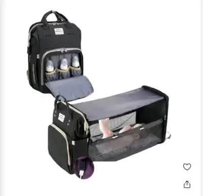 Mochila multifuncional para bebé con cuna - miniatura 1