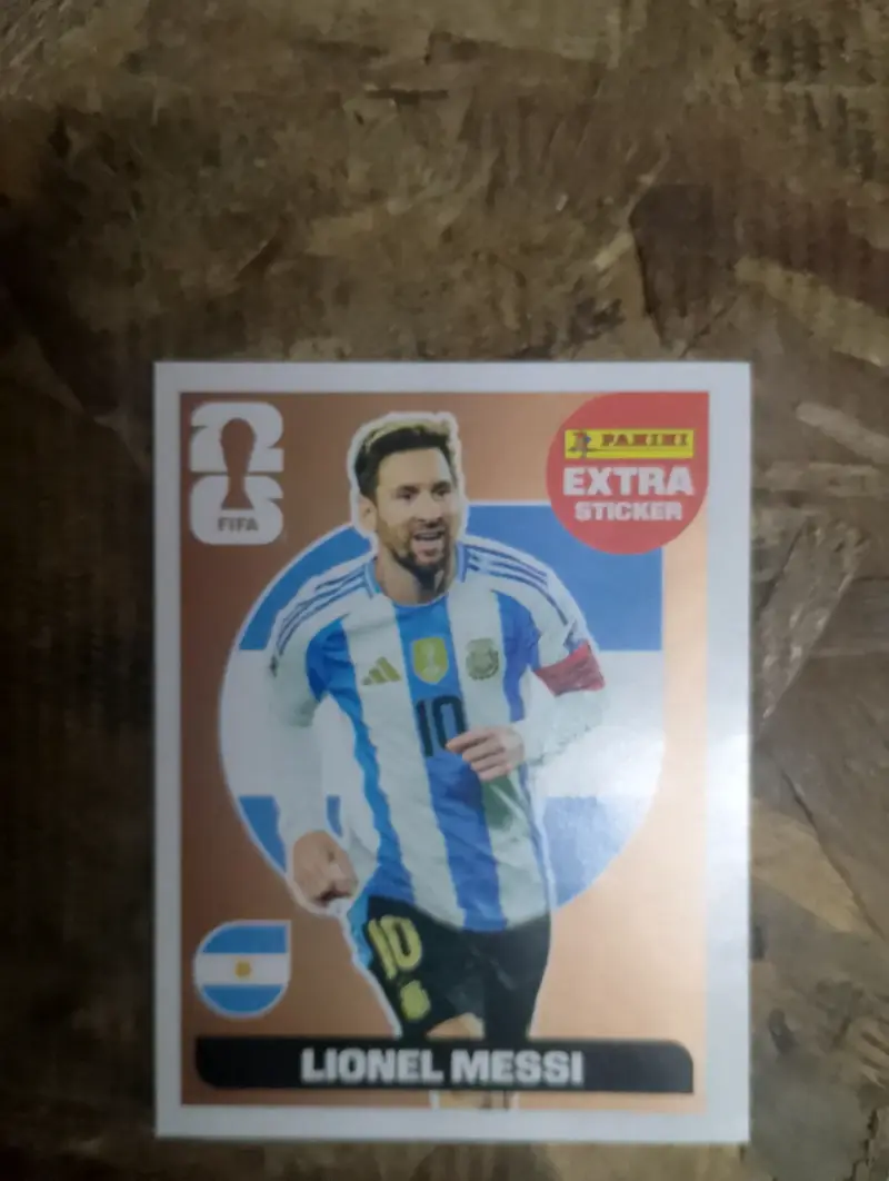 Lámina Panini Extra Sticker Lionel Messi - 2