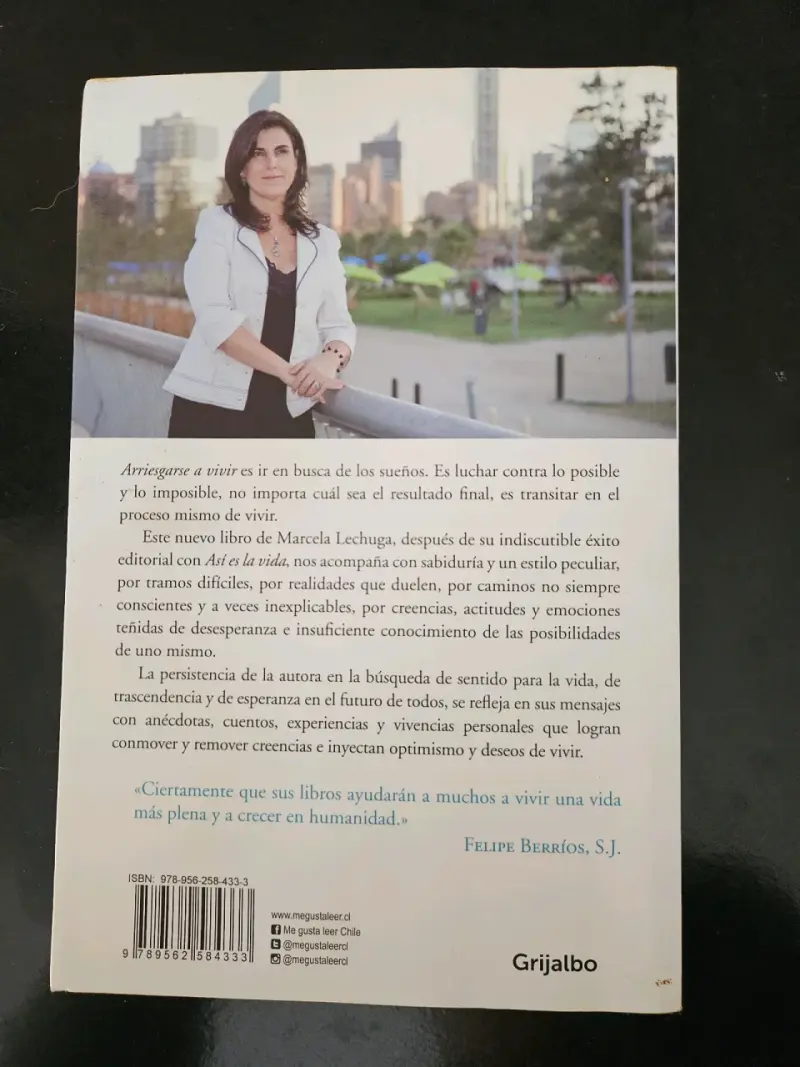 Libro 'Arriesgarse a Vivir' de Marcela Lechuga - 2