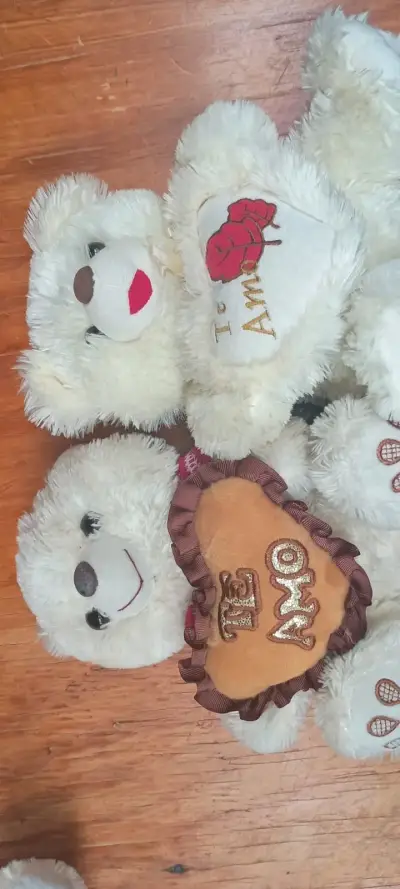 Set de osos de peluche con mensajes de amor - miniatura 2