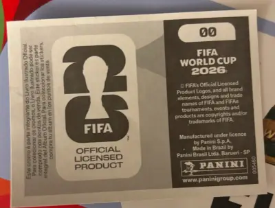 Lámina número 00 Panini holográfica Álbum FIFA 26 - miniatura 2
