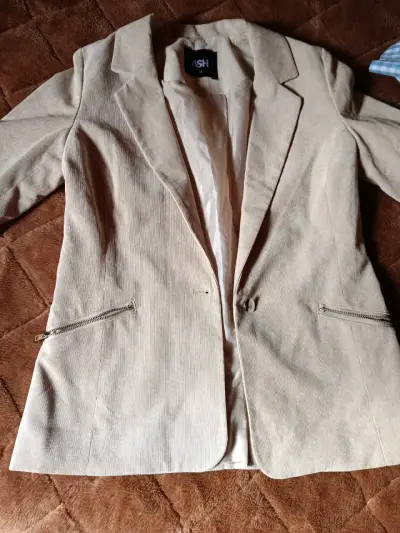 Blazer beige con cierre ASH - miniatura 1