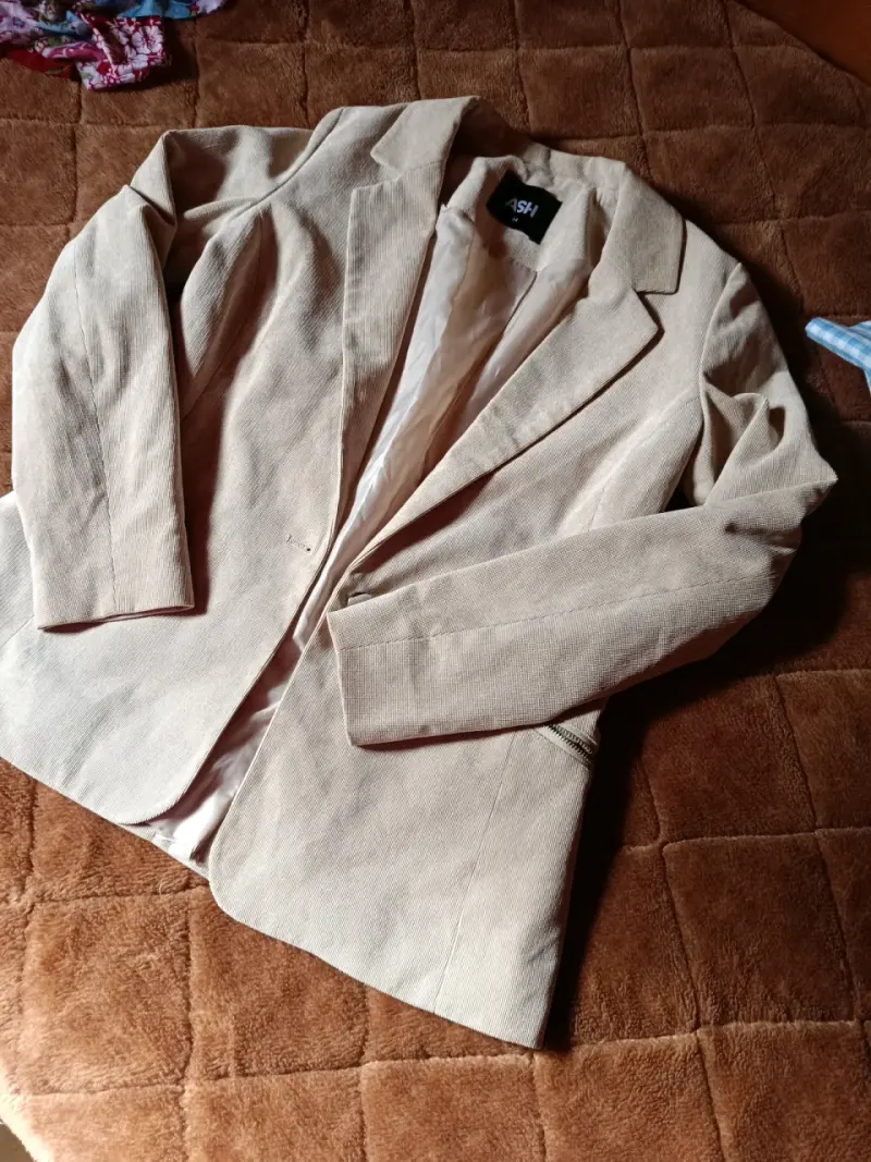Blazer beige con cierre ASH - 2