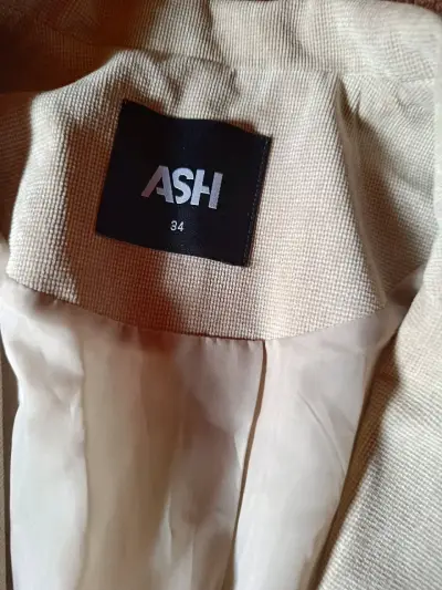 Blazer beige con cierre ASH - miniatura 5