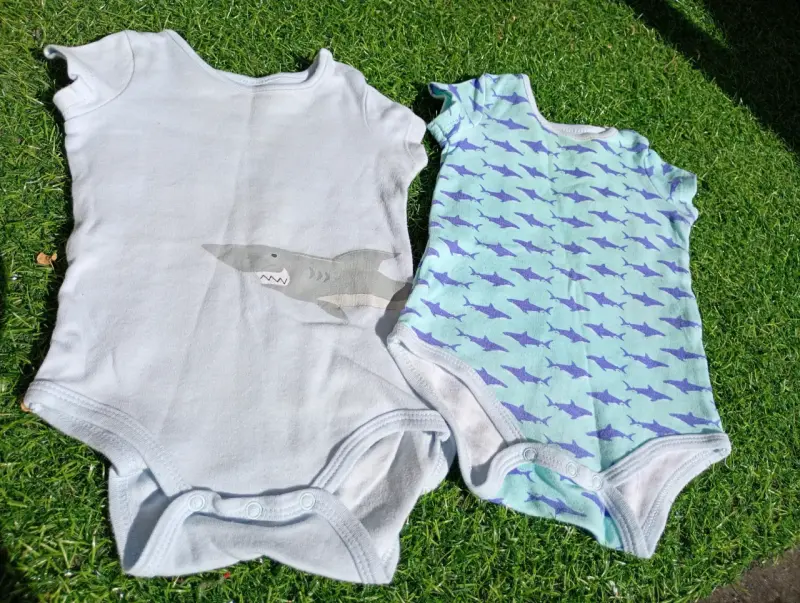 Set de 4 bodies para bebé con estampados divertidos - 3