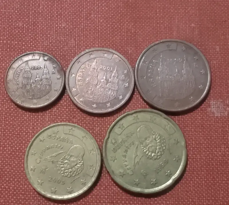Colección de monedas céntimos de euro España - 1