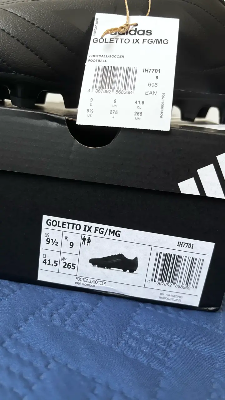 Zapatillas de fútbol Adidas color negro - 4