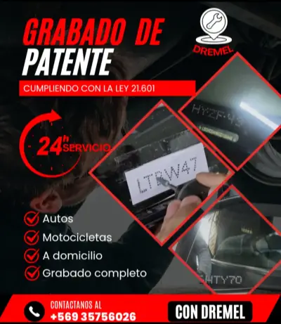 Servicio de grabado de patente a domicilio - miniatura 1