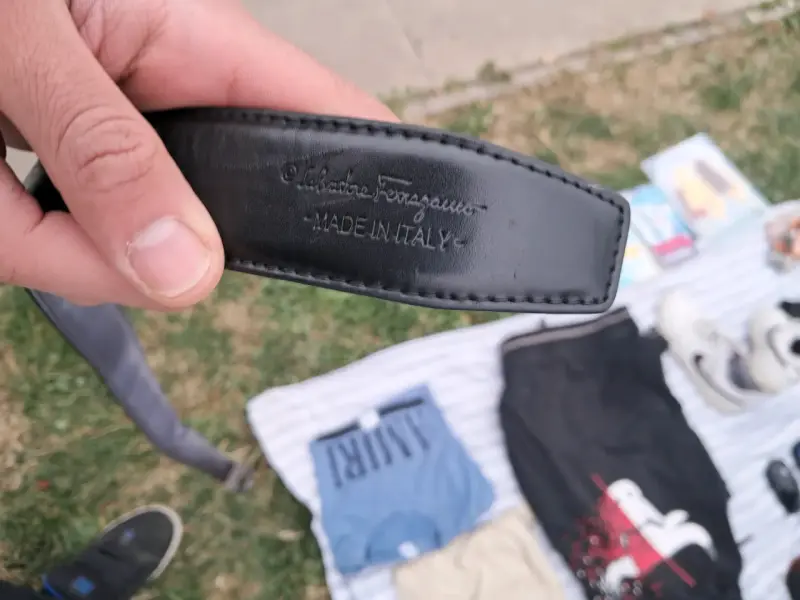 Cinturón Ferragamo negro con hebilla icónica - 3