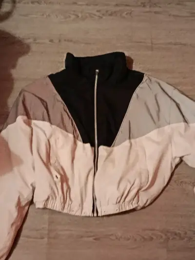 Chaqueta reflectante blanca, negra y gris - miniatura 2