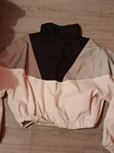 Chaqueta reflectante blanca, negra y gris - miniatura 4