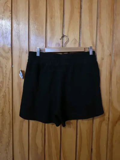 Shorts negros de algodón para mujer - miniatura 2