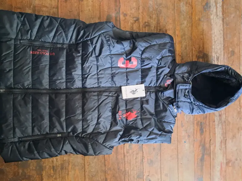 Chaqueta US Polo Assn negra con forro - 3