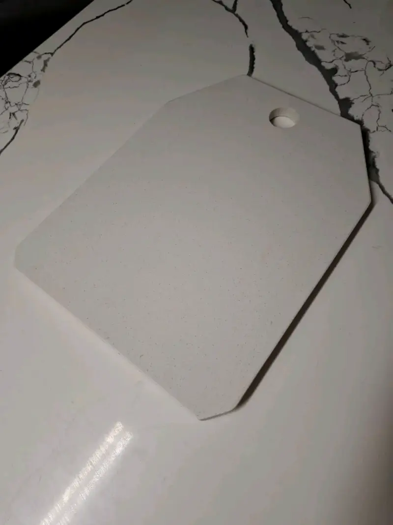 Tabla de cortar de mármol blanco - 1